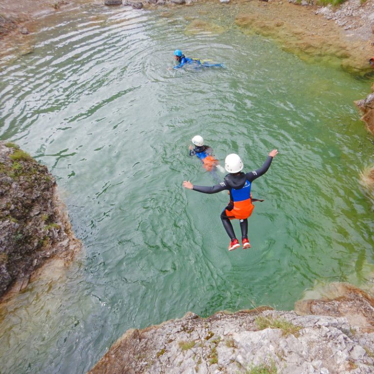 Stuibenfälle Canyoning Tour Tirol