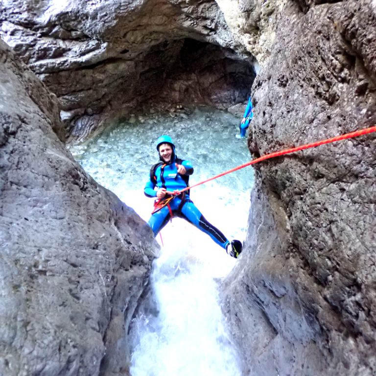 Strindenbach_Canyoning_Tour_Tirol