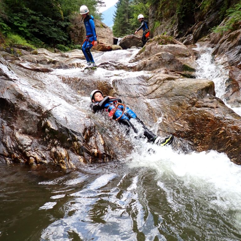 Familien-Canyoningtour Wöllaschlucht