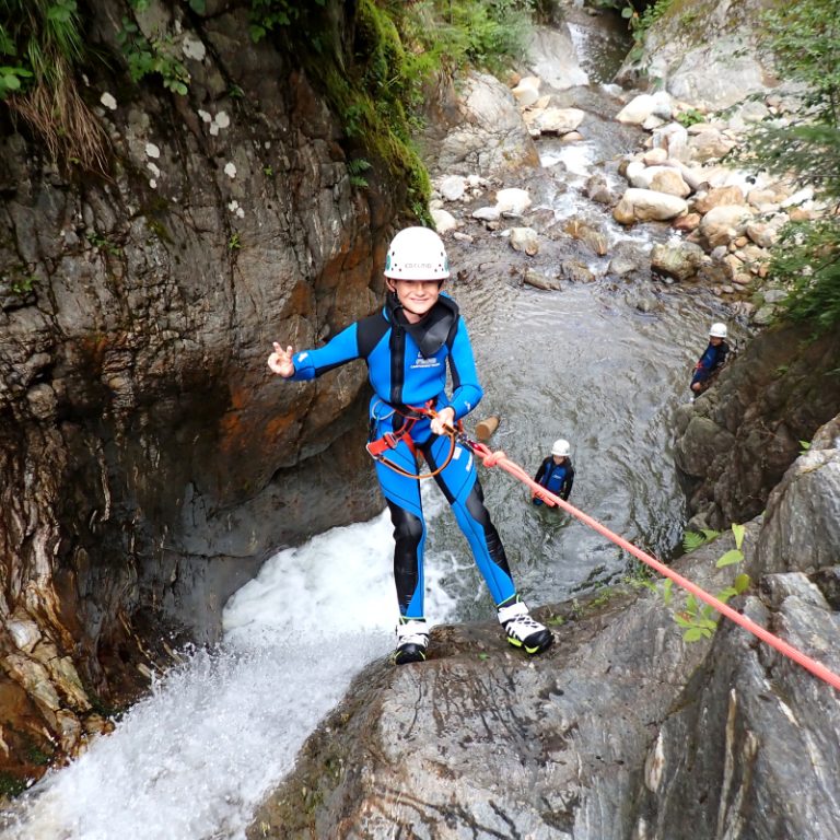 Familien-Canyoningtour Wöllaschlucht