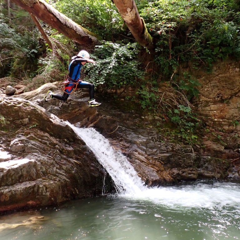Familien-Canyoningtour Wöllaschlucht